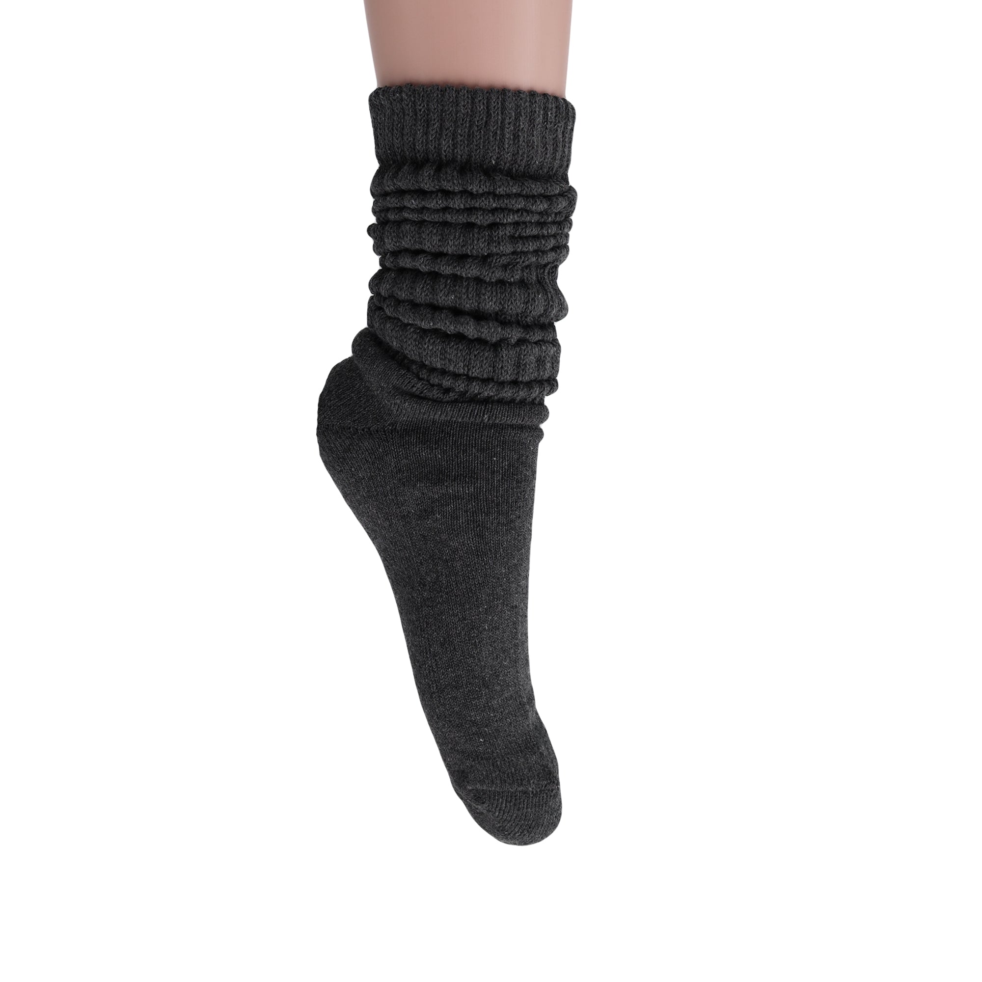Dark Gray Slouchy Socks