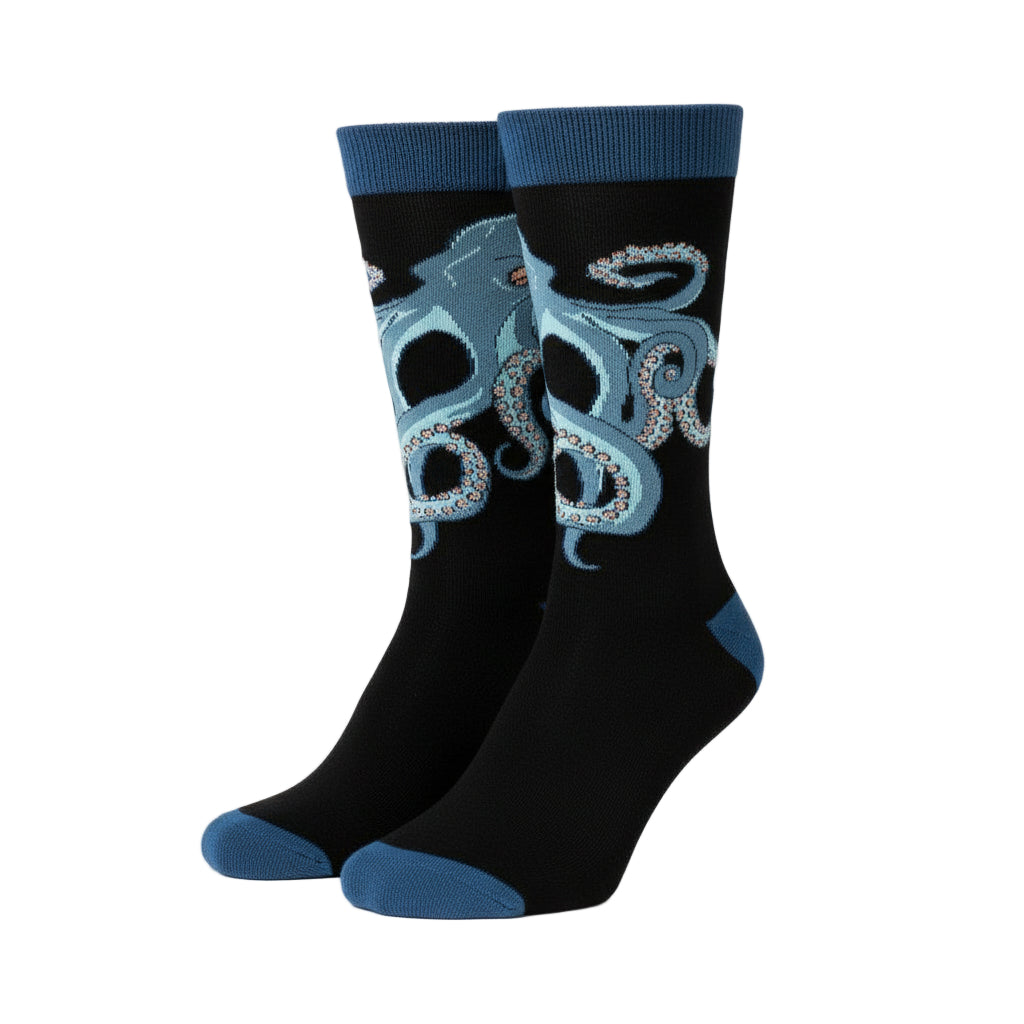Octopus Design Casual Crew Socks