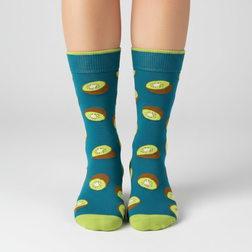 Kiwi Design Casual Crew Socks