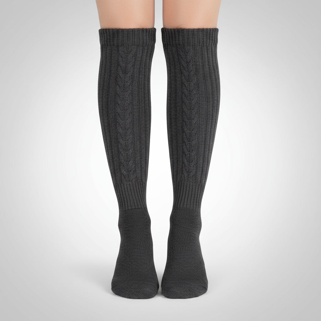 Dark Gray Slouchy Socks