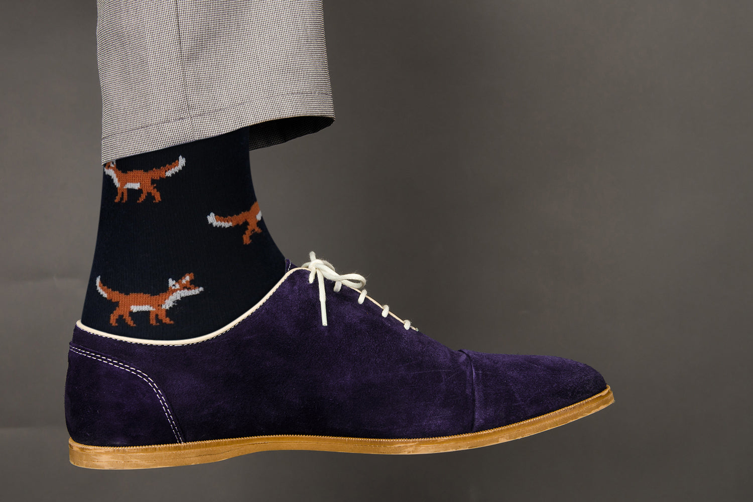 Fox Design Casual Crew Socks