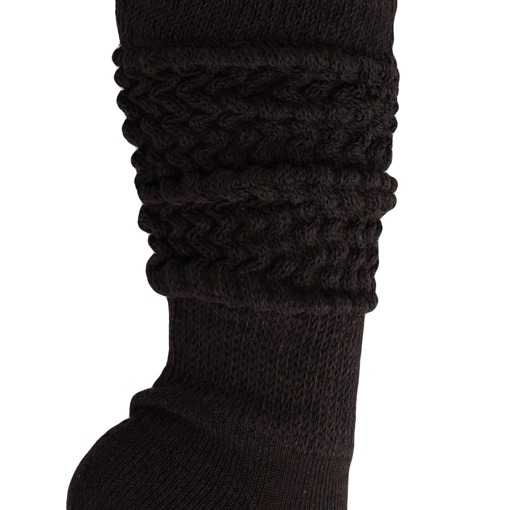 Brown Slouch Socks