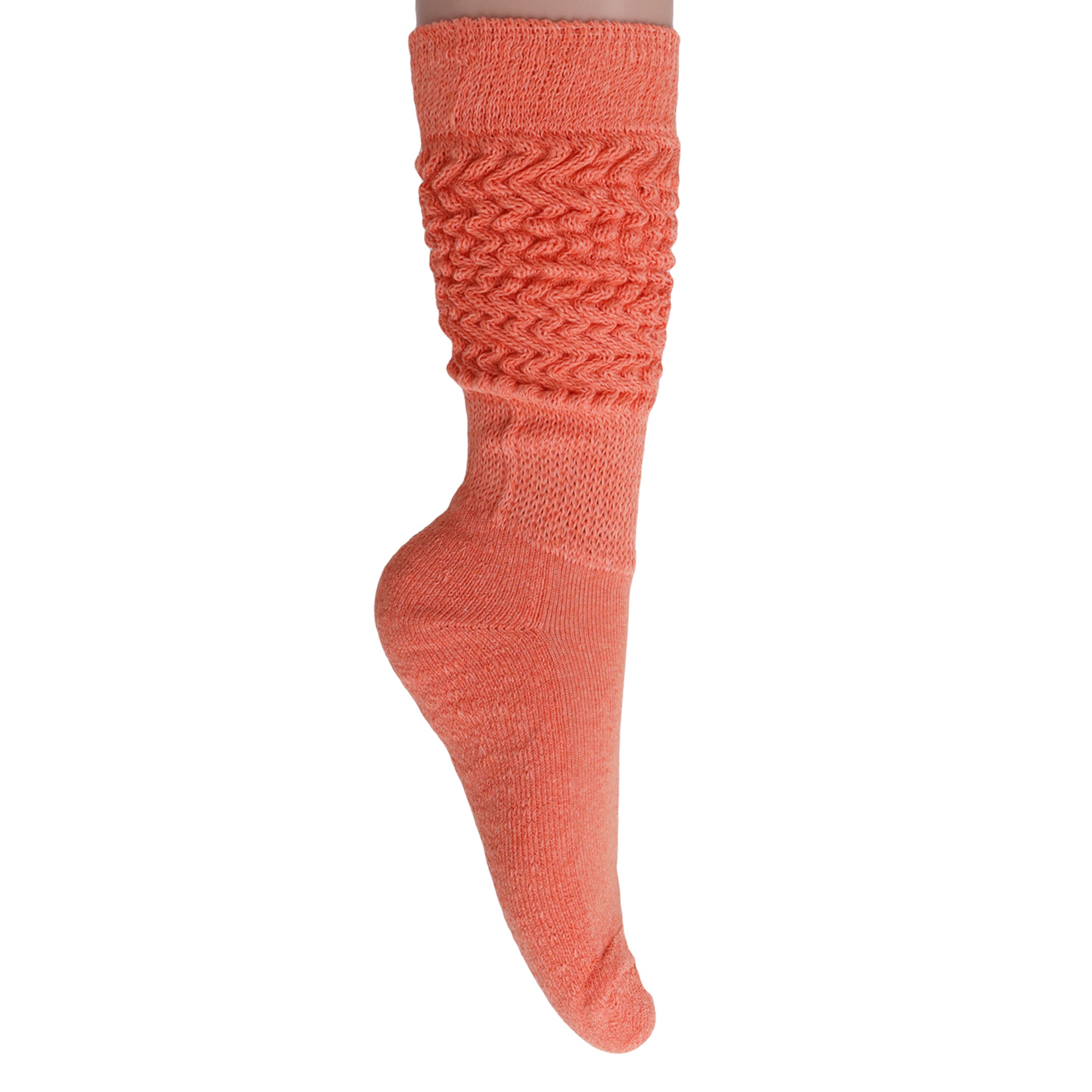 Light Orange Slouch Socks