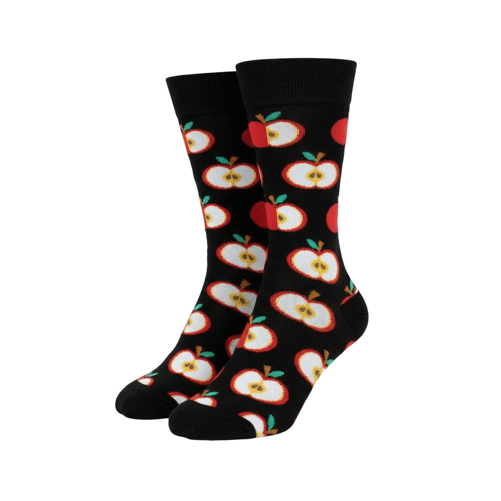 Apple Design Casual Crew Socks