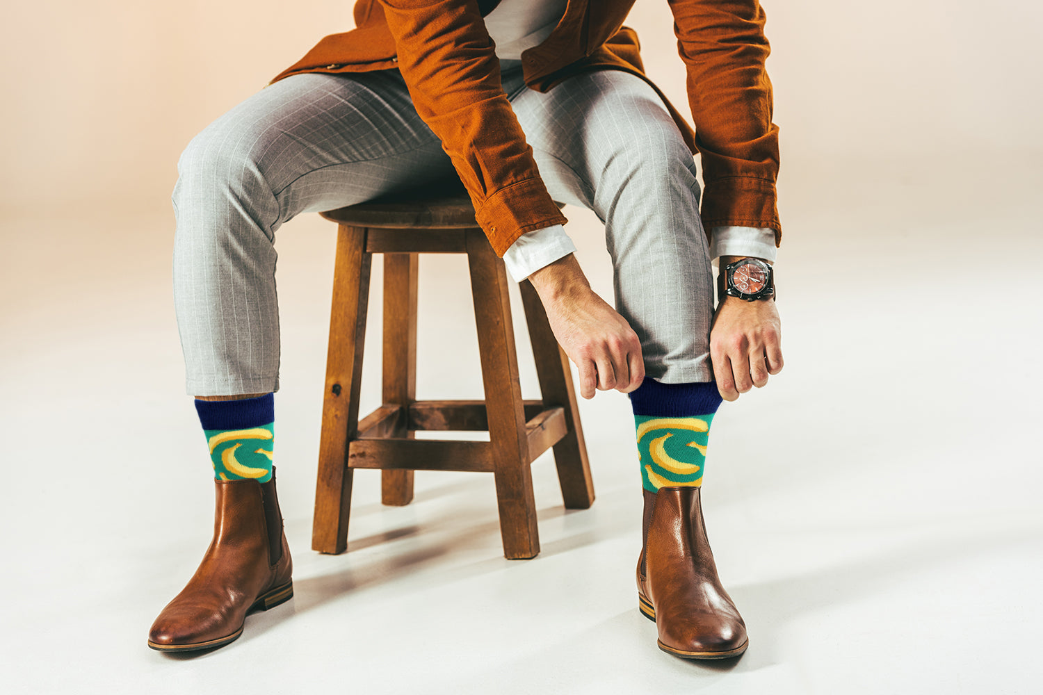 Bananas Design Casual Crew Socks