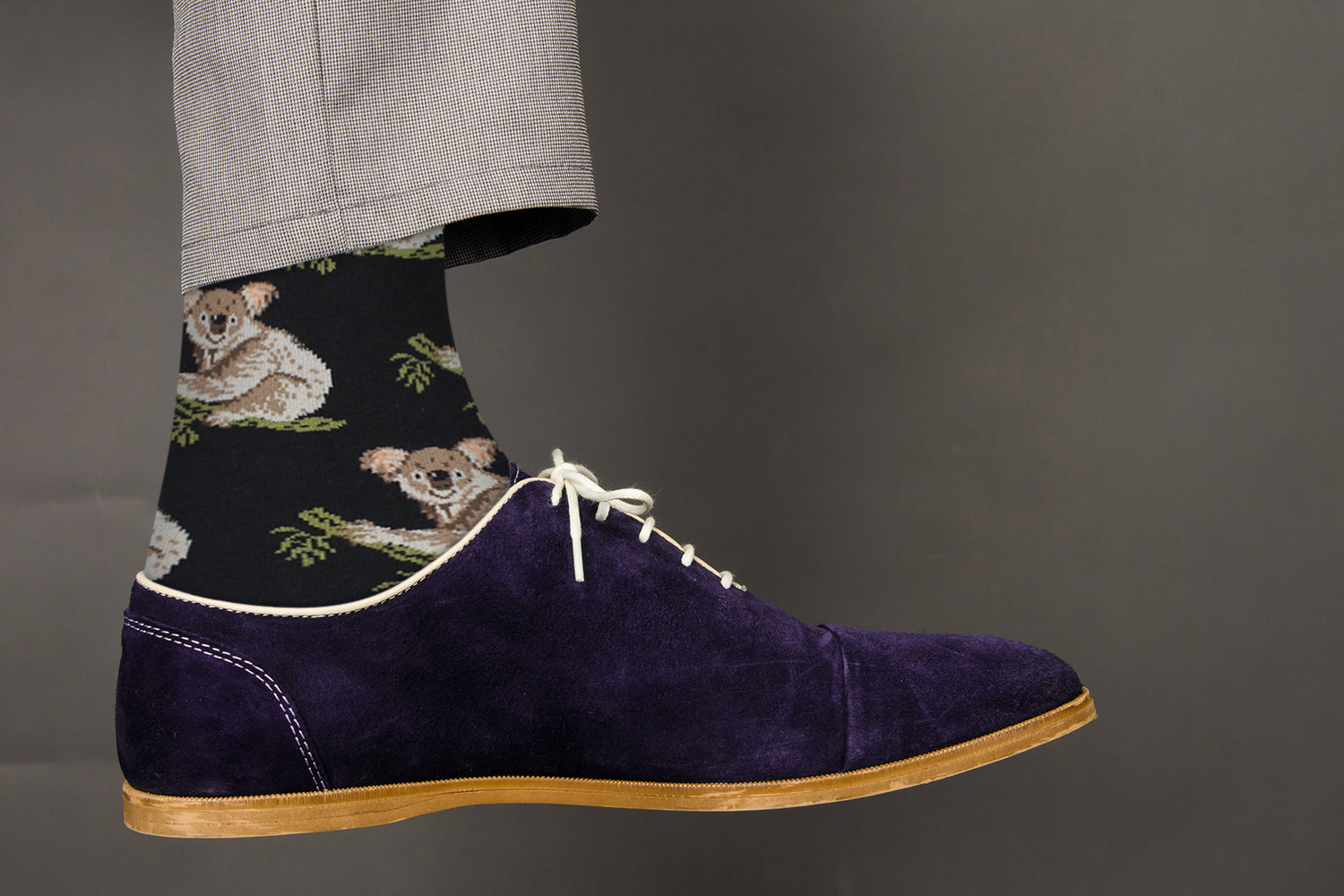 Koala Design Casual Crew Socks