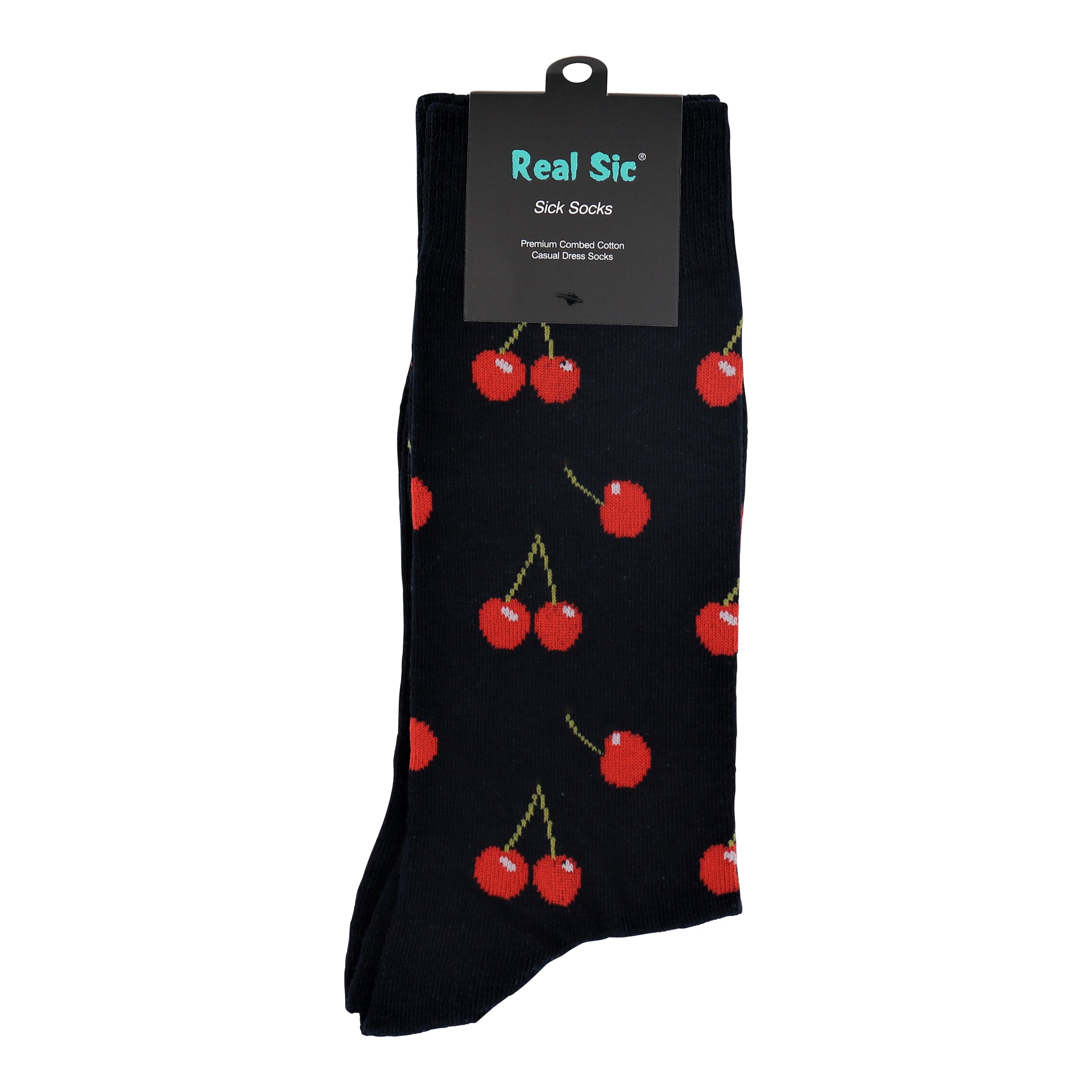 Cherry Design Casual Crew Socks