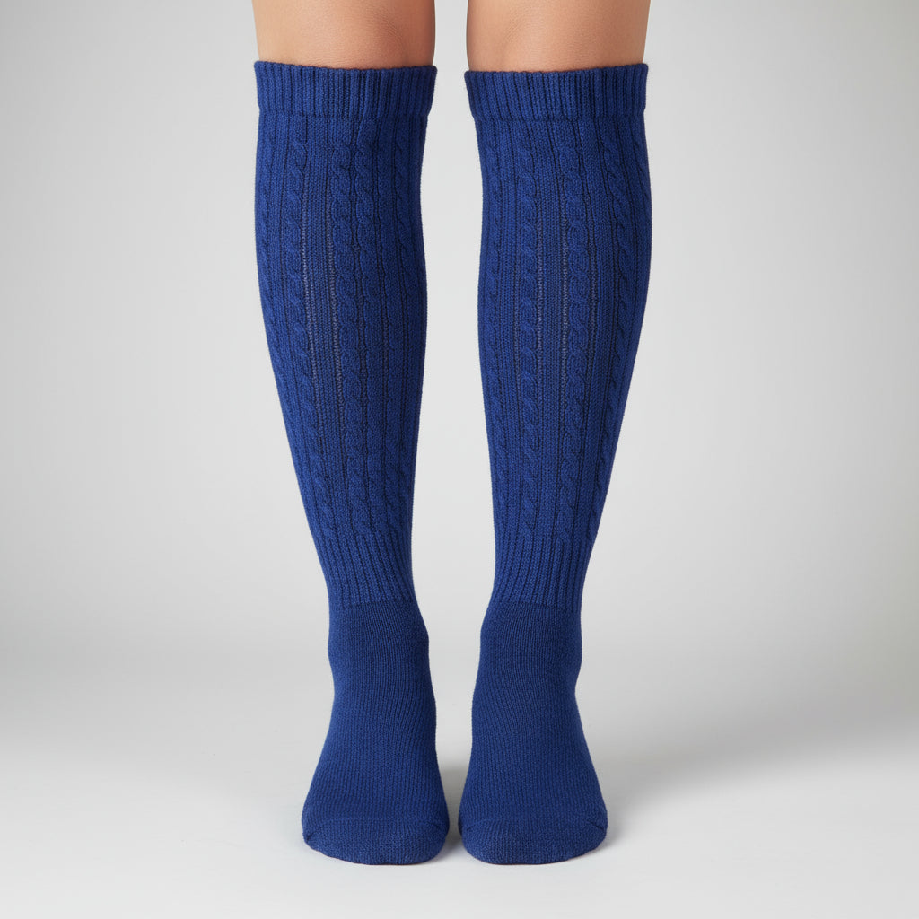 Royal Blue Slouch Socks