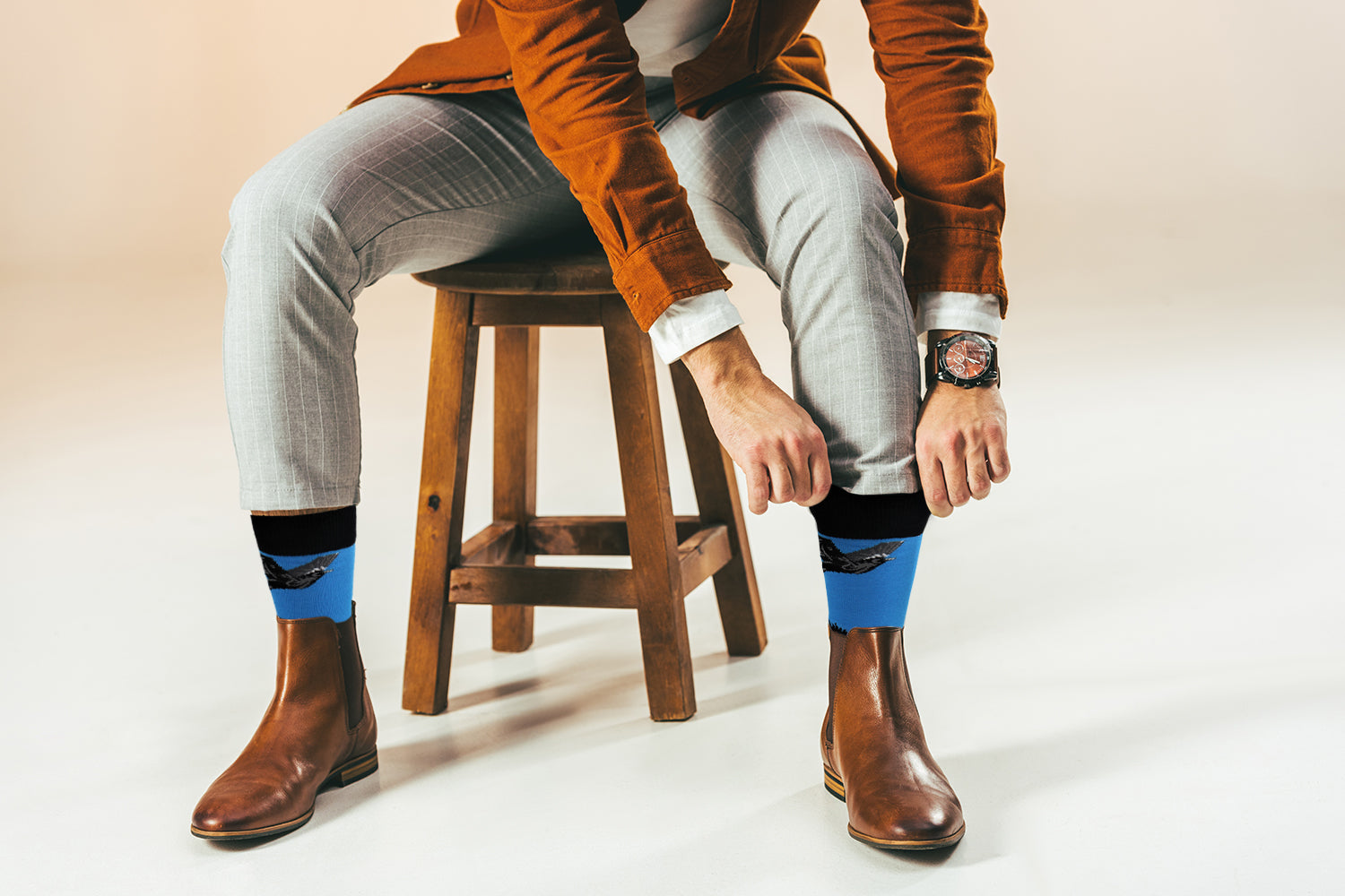 Eagle Design Casual Crew Socks