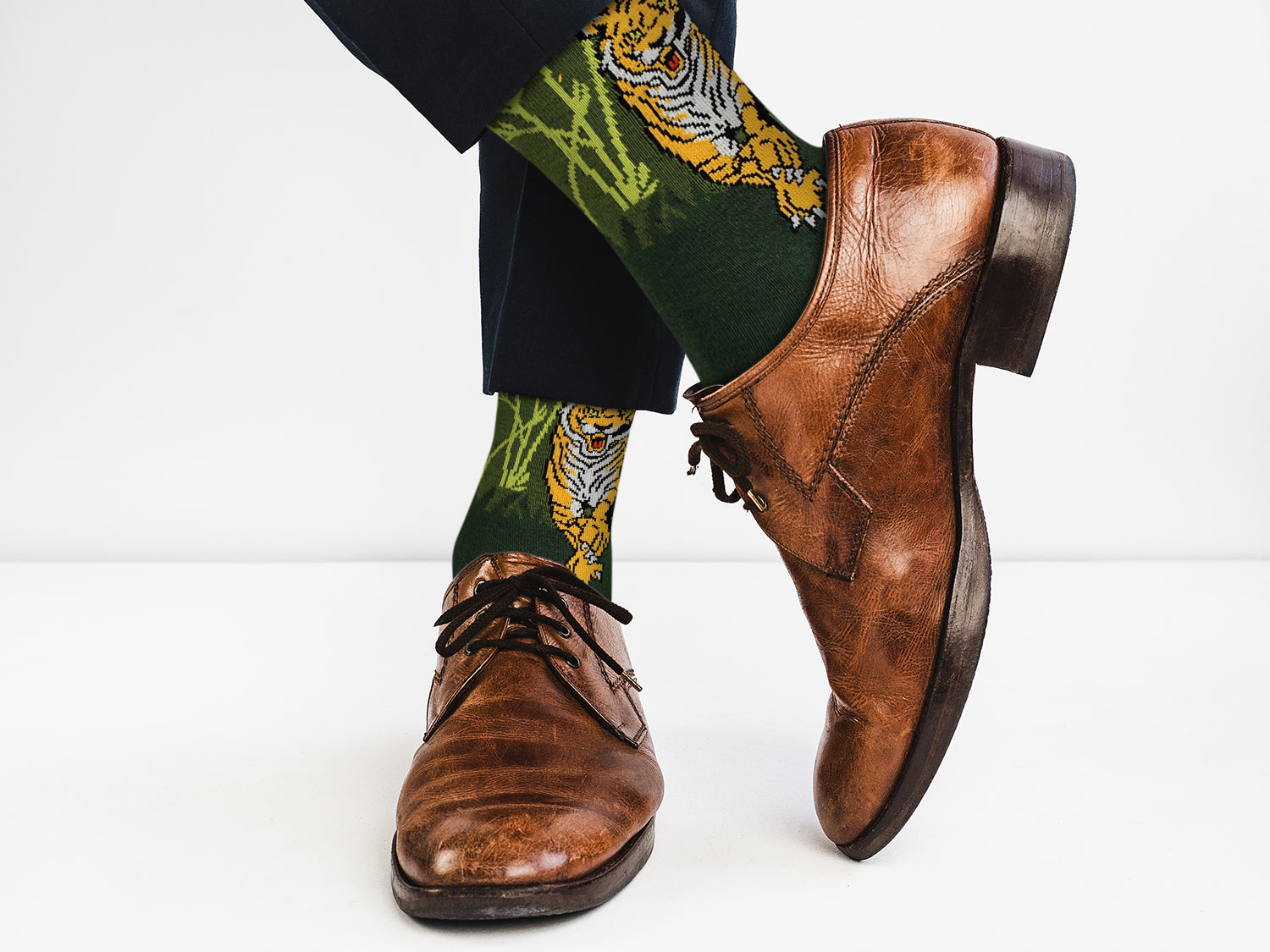 Tiger Design Casual Crew Socks
