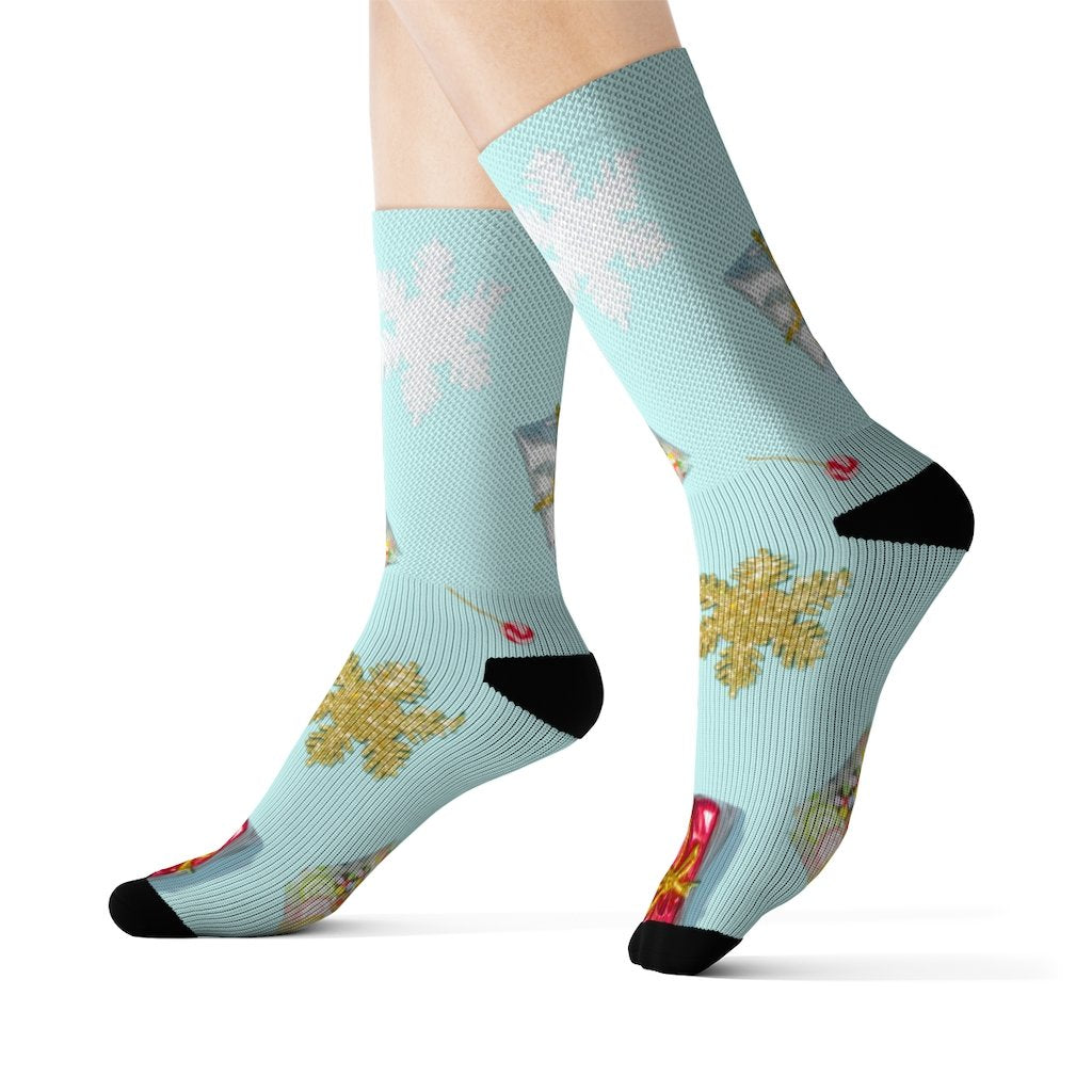 Holiday Gifts Design Novelty Crew Socks
