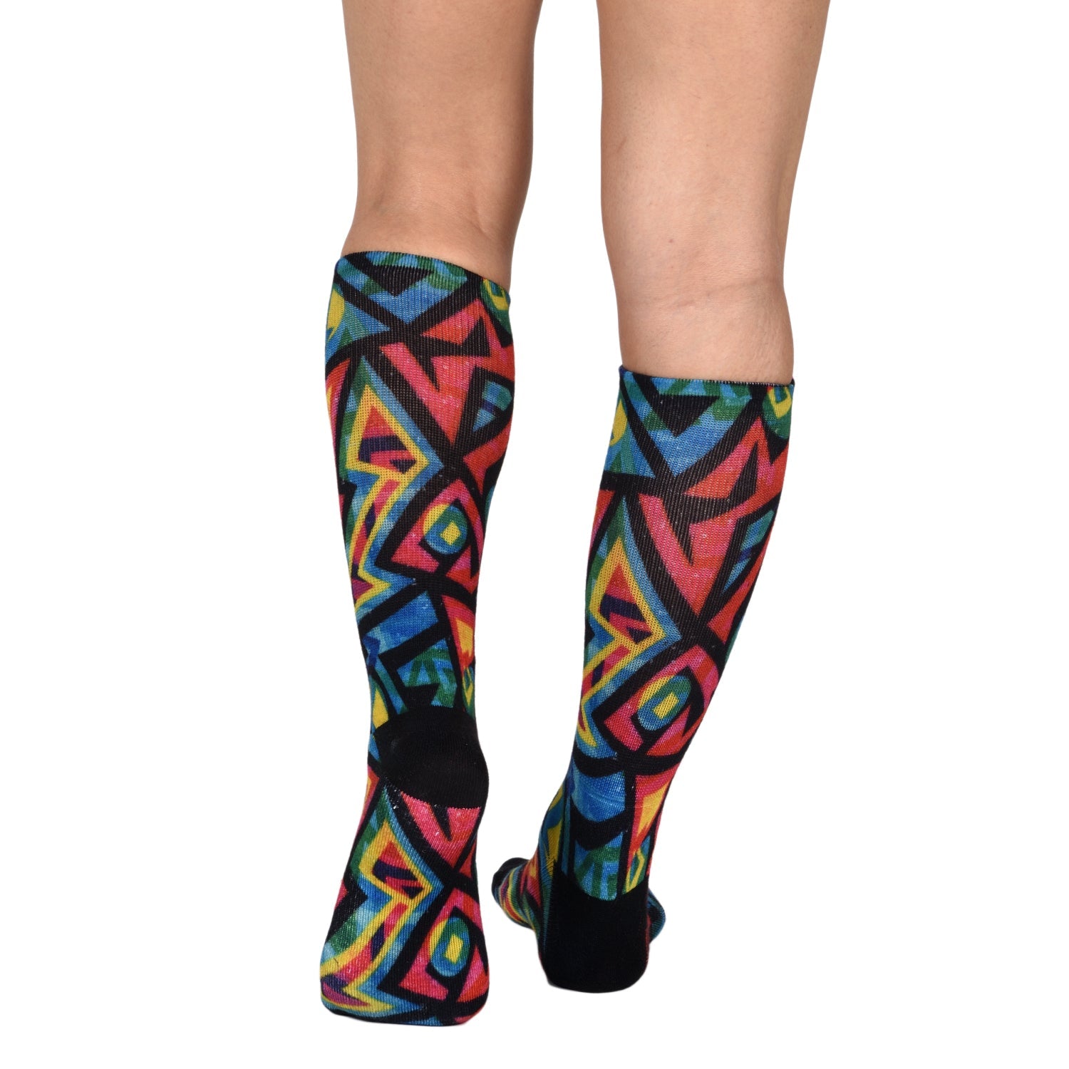 Unisex Get Funky Pattern Knee High Socks