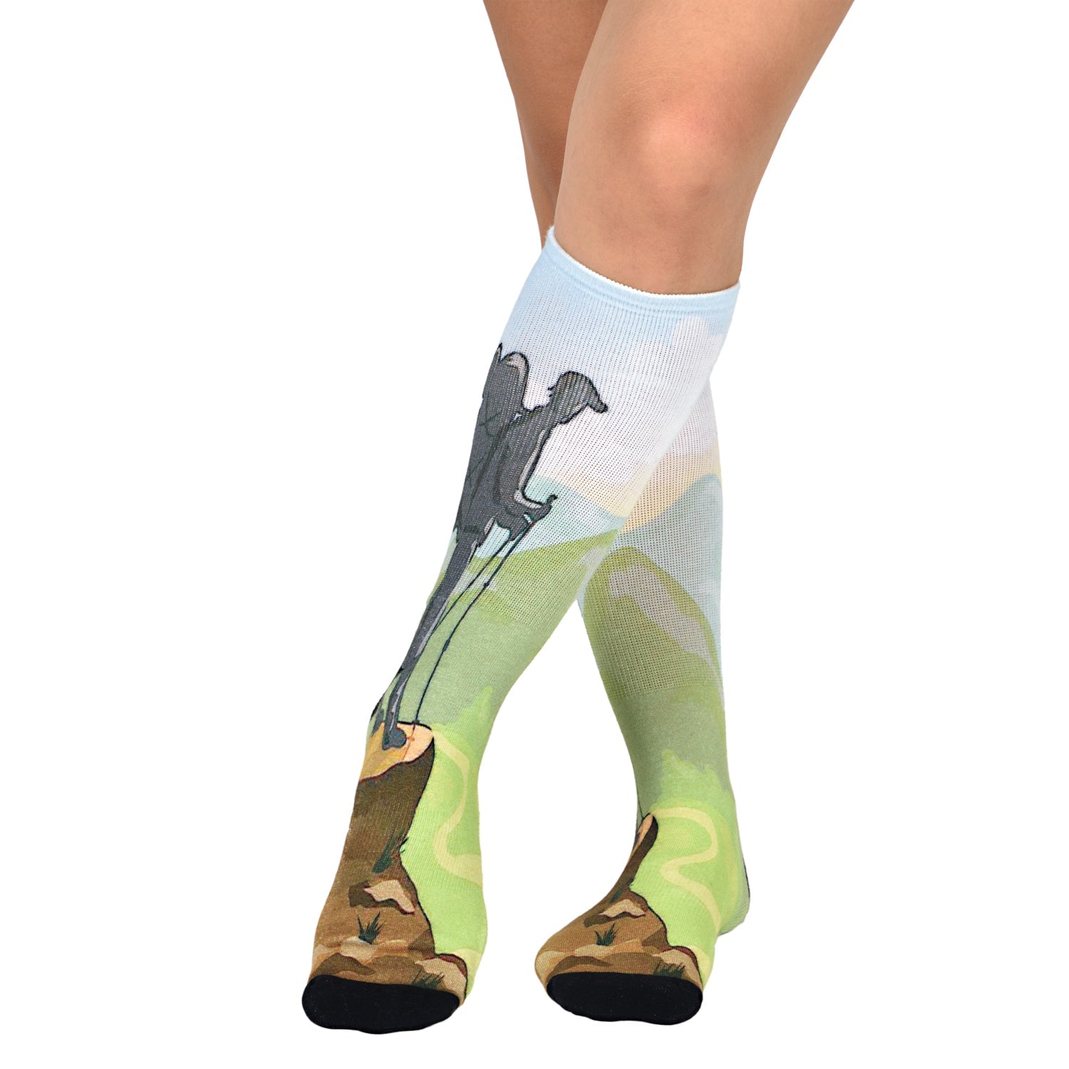 Men & Women's CoolMax Knee-High Socks, Nature Inspired Collection for