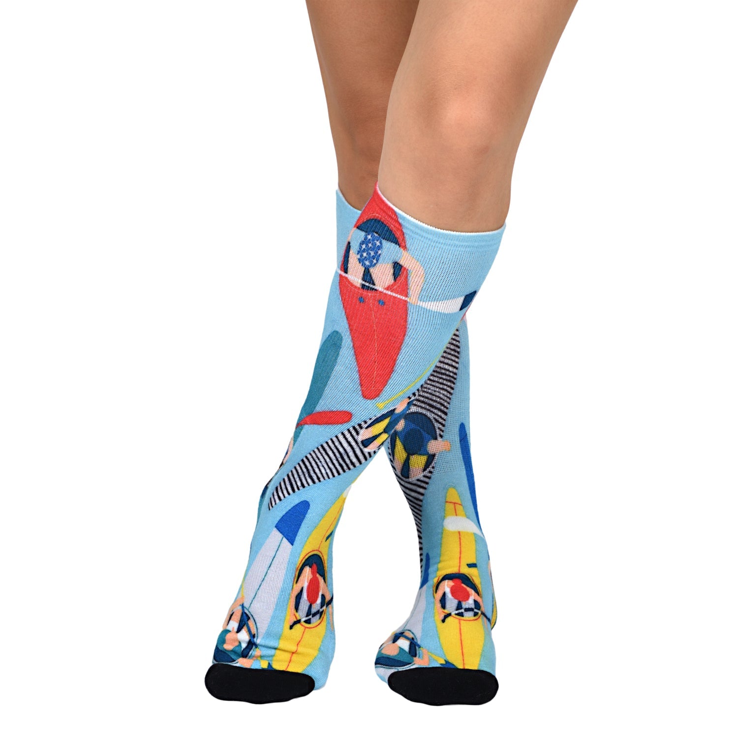 Men & Women's CoolMax Knee-High Socks, Nature Inspired Collection for