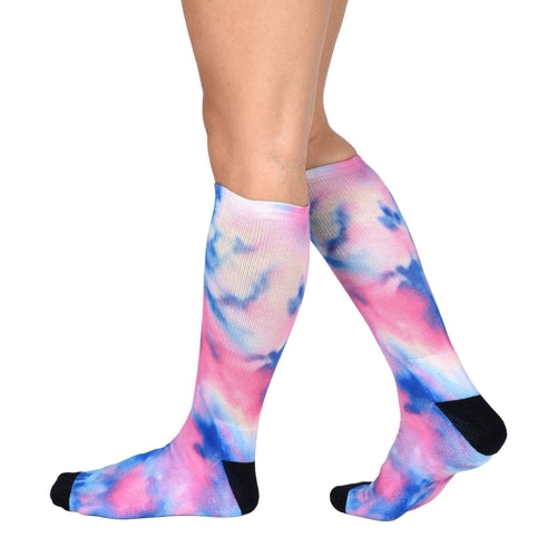 Purple Haze Pattern Knee High Socks