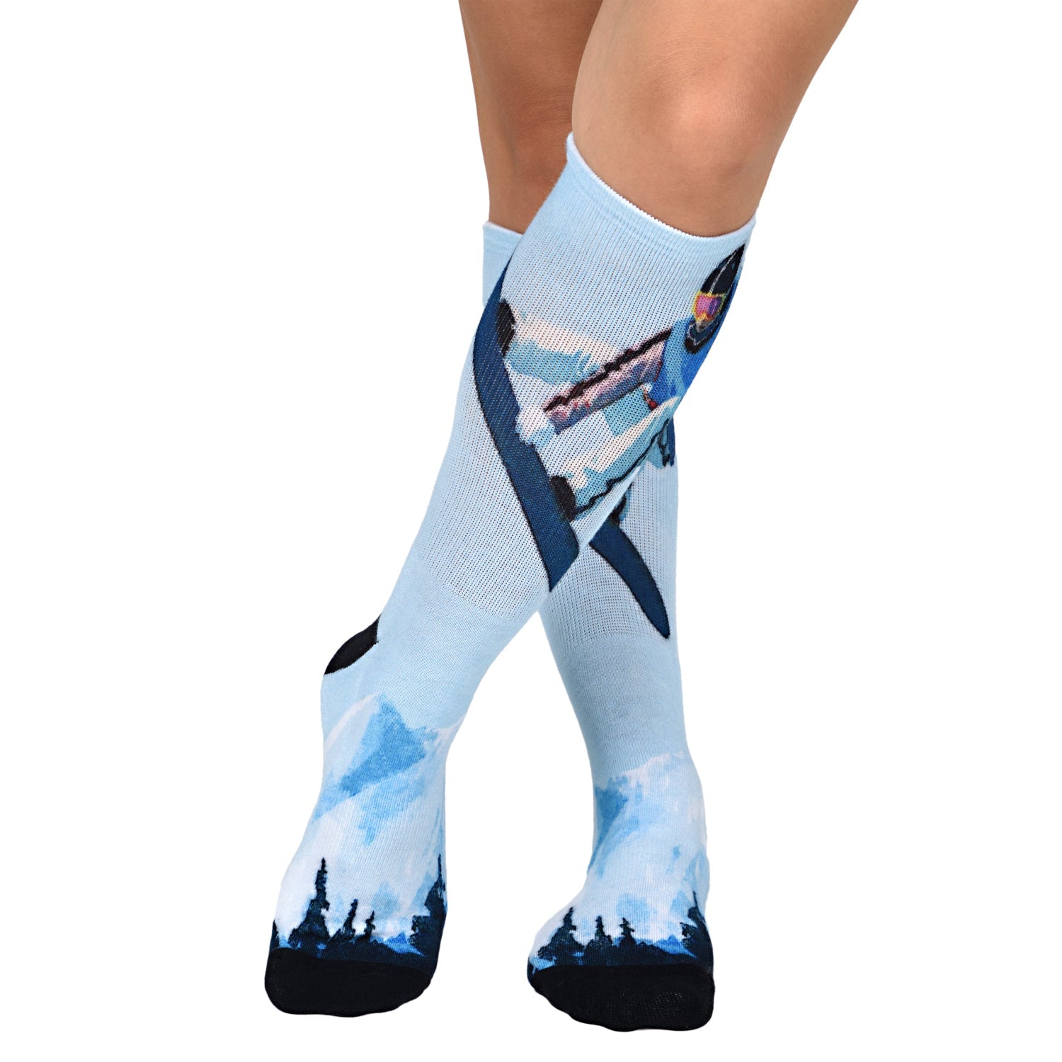 Men & Women's CoolMax Knee-High Socks, Nature Inspired Collection for
