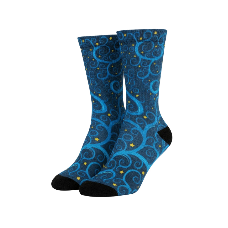 Magical Pattern Design Crew Socks