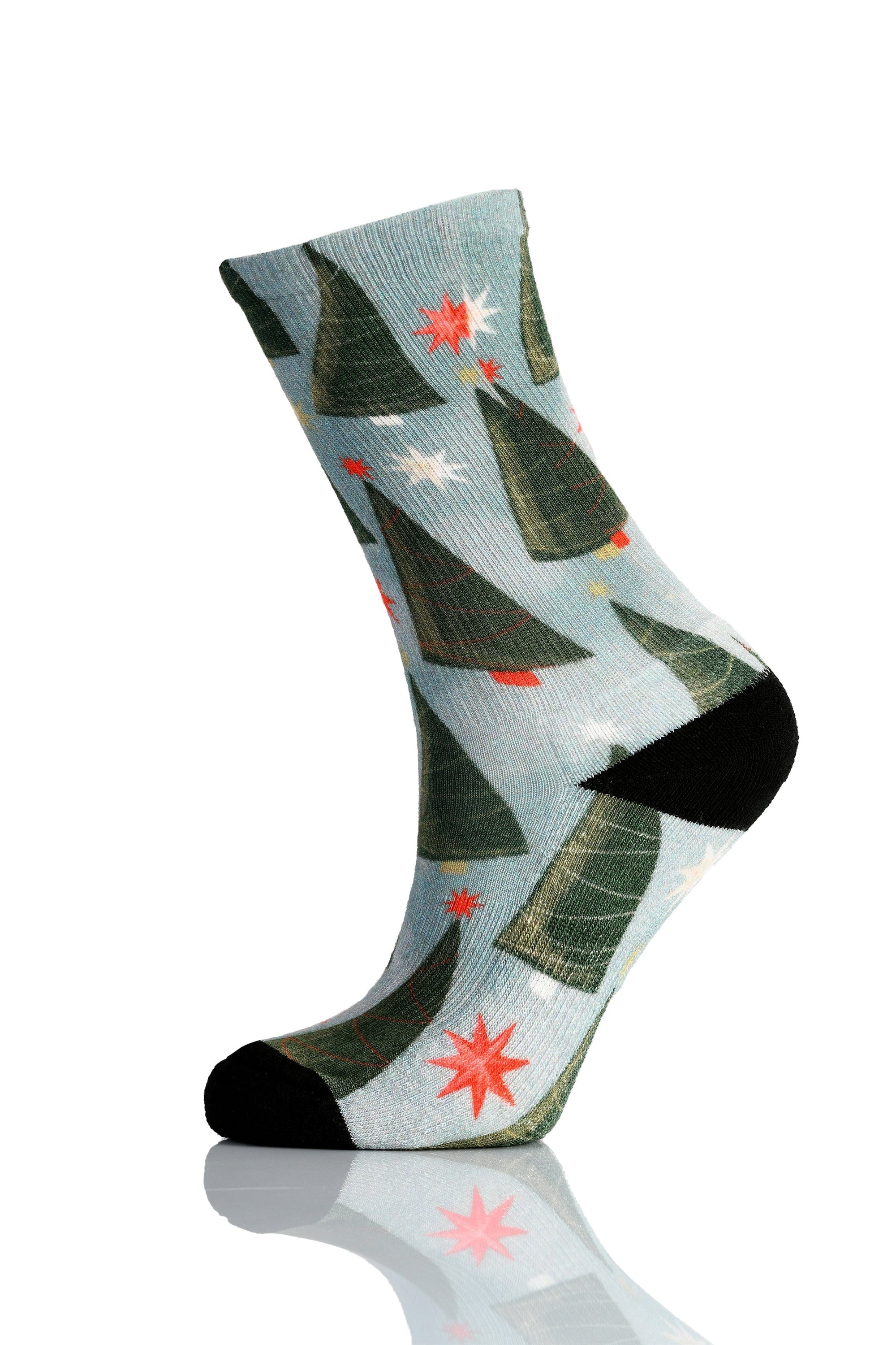 Geometric Pattern Design Crew Socks